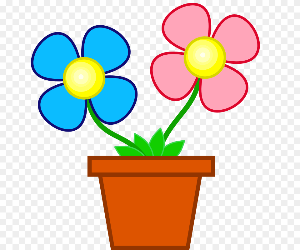 Petal Clipart Four, Flower, Potted Plant, Plant, Daisy Free Png Download