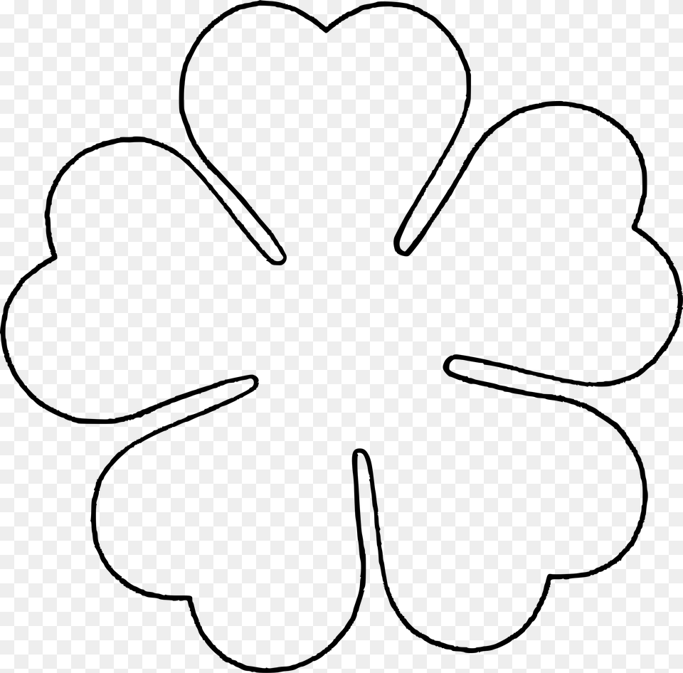 Petal Clipart Teardrop Shape Flower Shapes For Drawing, Gray Png Image