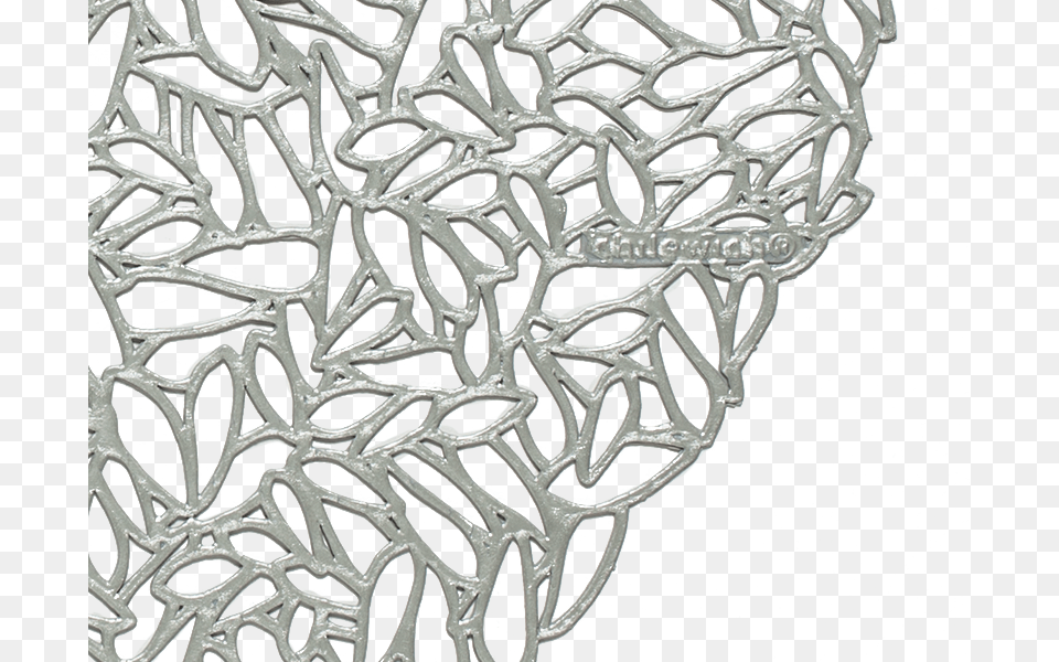 Petal Coaster In Glacier Sketch, Aluminium, Pattern Png