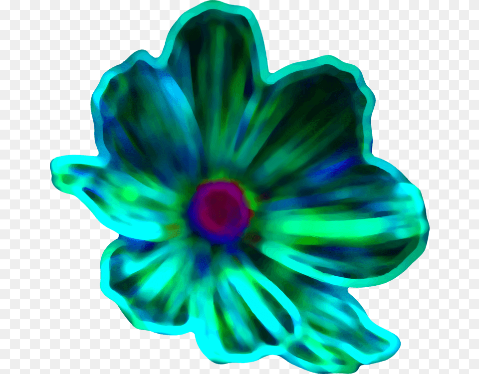 Petal Flower Diagram Yellow Blue Flower, Anemone, Pattern, Plant, Accessories Png Image