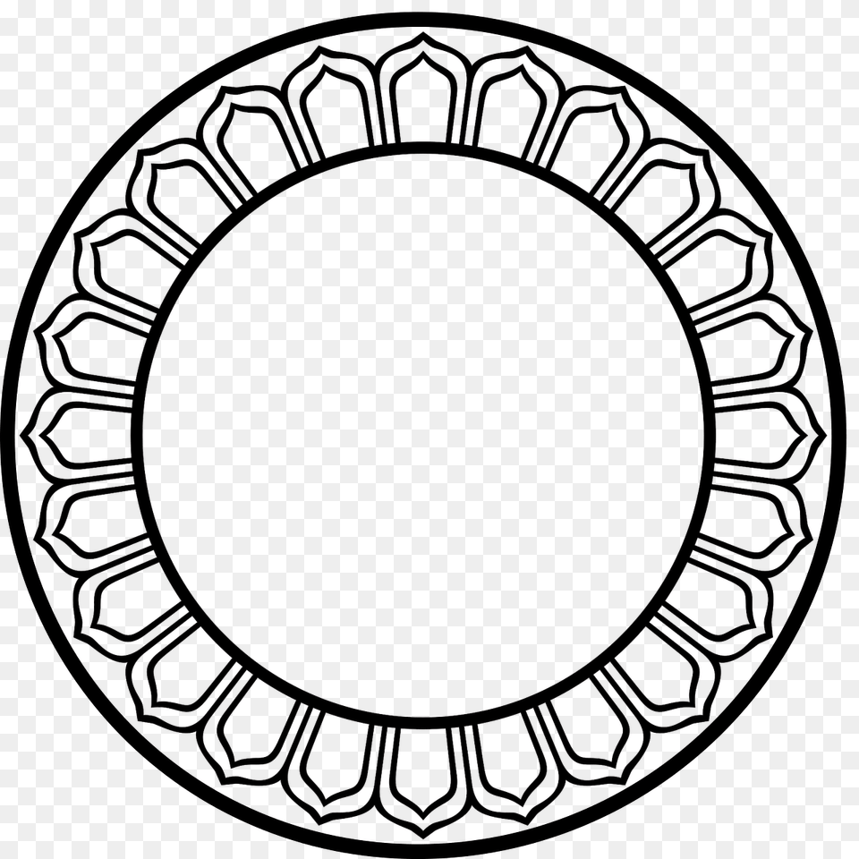 Petal Lotus Circle Clipart, Oval, Disk, Food, Meal Free Transparent Png