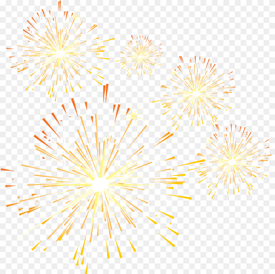 Petal Pattern Golden Simple Gold Firework Gif, Fireworks, Nature, Night, Outdoors Png Image