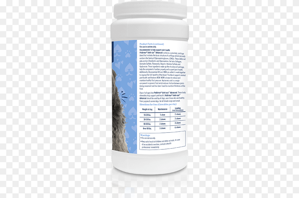 Petarmor Joint Eze Advanced For Dogs Agaricomycetes, Jar Png Image