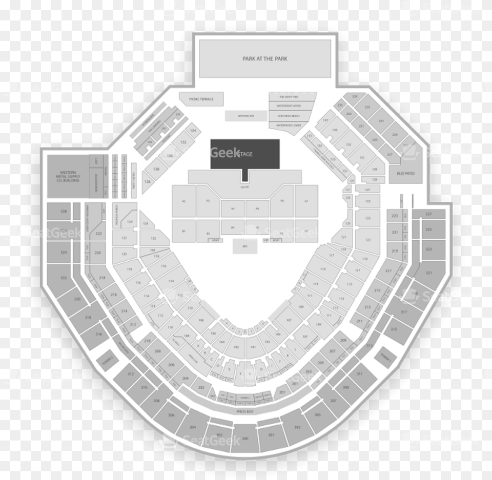 Petco Park, Chart, Diagram, Plan, Plot Free Png Download