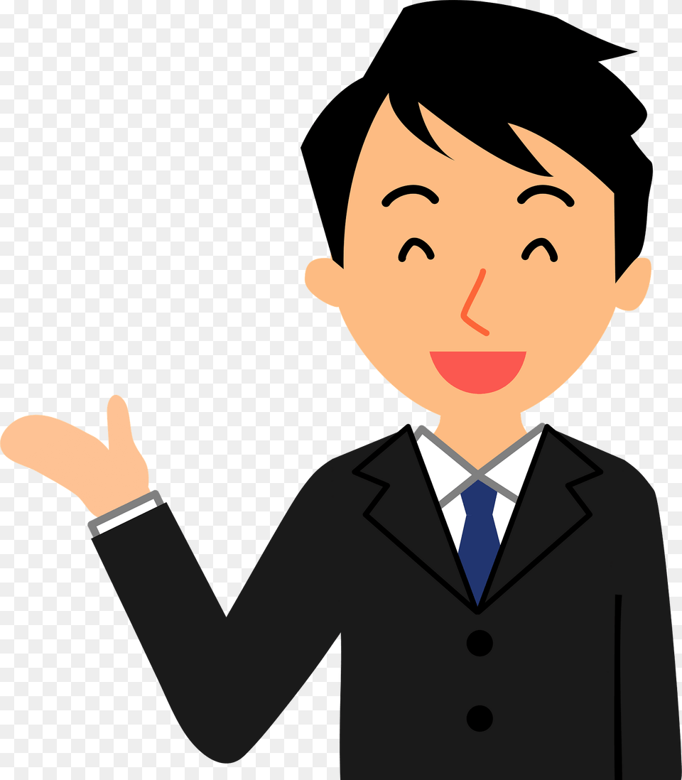 Pete Businessman Acting As A Guide Clipart, Suit, Clothing, Formal Wear, Accessories Png