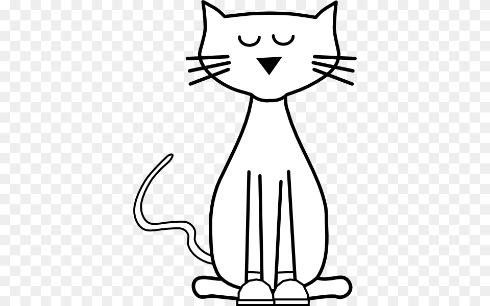 Pete Cat Shoes Outline Clip Art, Animal, Mammal, Pet, Egyptian Cat Free Transparent Png