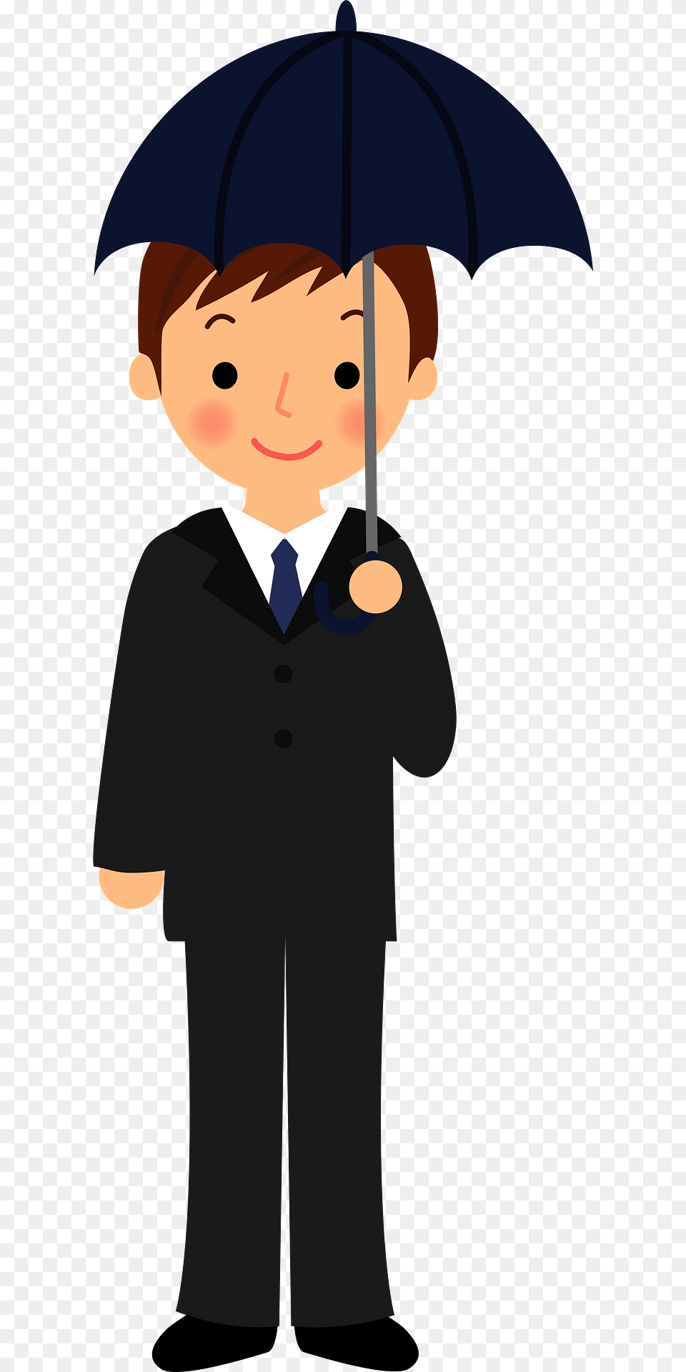 Pete Man Is Standing Under An Umbrella Clipart, Canopy, Person, Formal Wear, Face Free Transparent Png