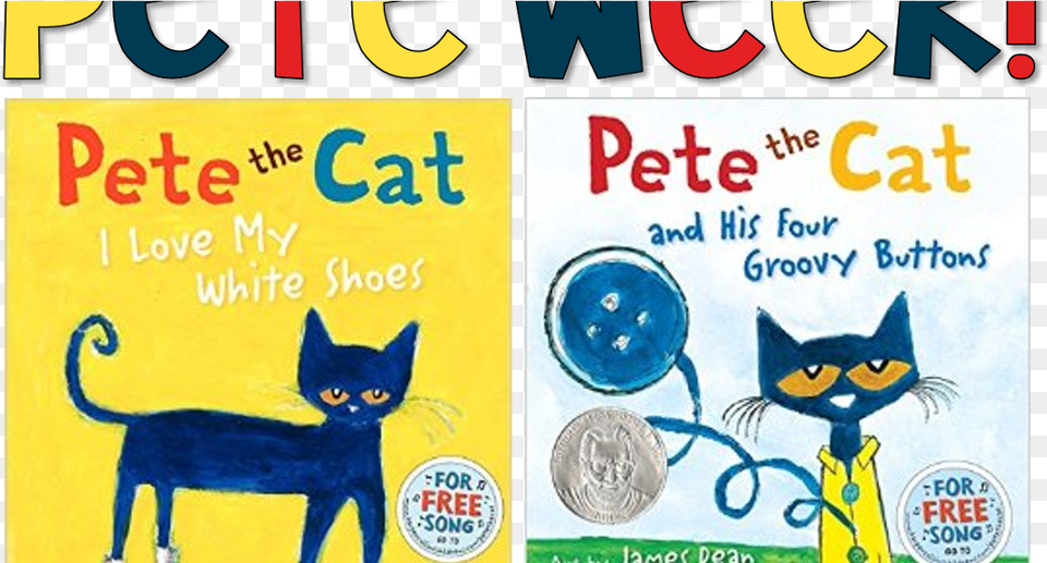 Pete The Cat And His Four Groovy Buttons Pete The Cat And His Four Groovy Buttons Book, Publication, Animal, Mammal, Pet Png