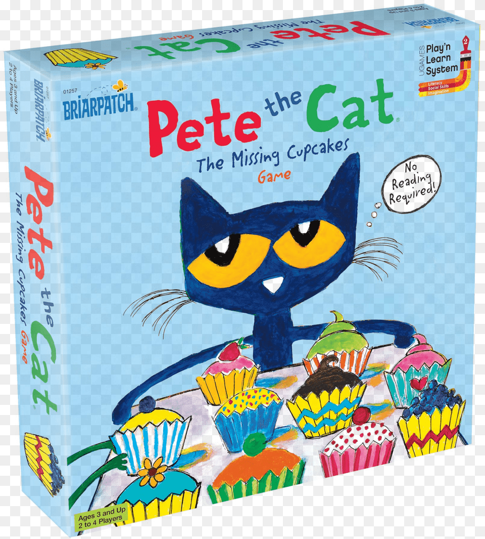 Pete The Cat And The Missing Cupcakes Book, Food, Sweets, Animal, Mammal Free Png