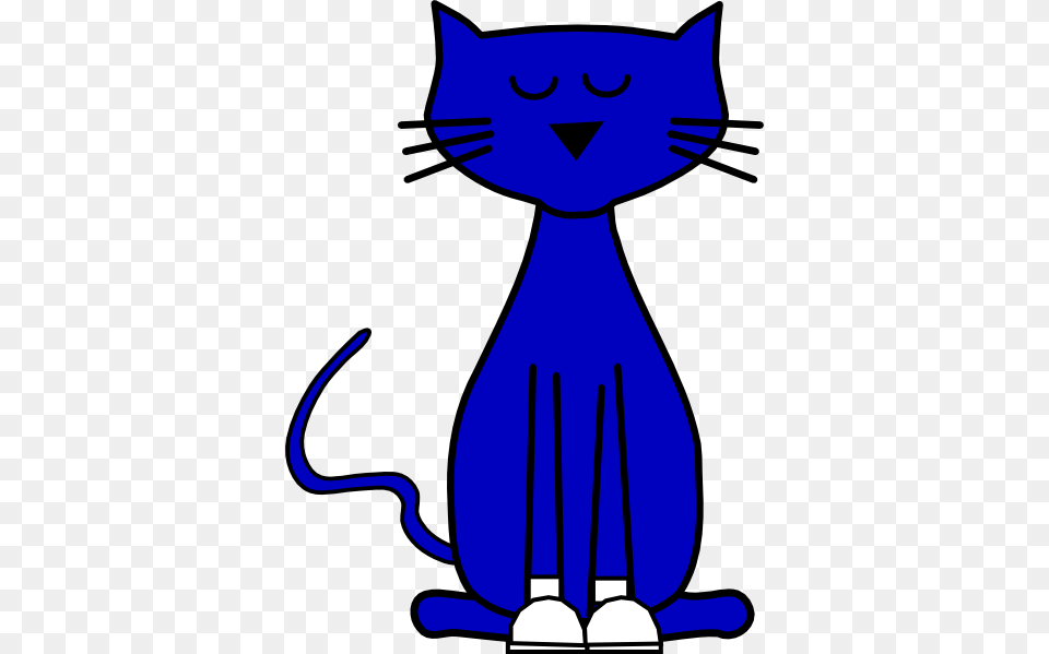 Pete The Cat Clipart, Animal, Mammal, Pet, Egyptian Cat Png Image