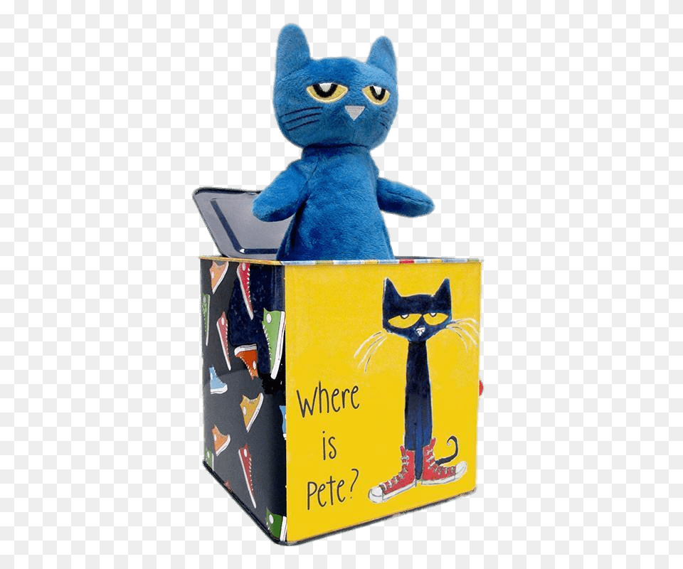 Pete The Cat Jack In The Box, Animal, Mammal, Pet Png Image