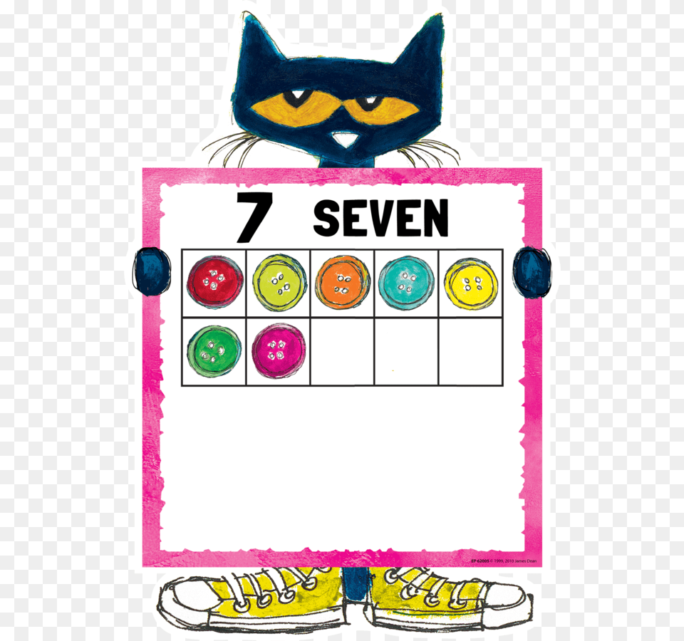 Pete The Cat Numbers Bulletin Board, Text, Animal, Mammal, Pet Png