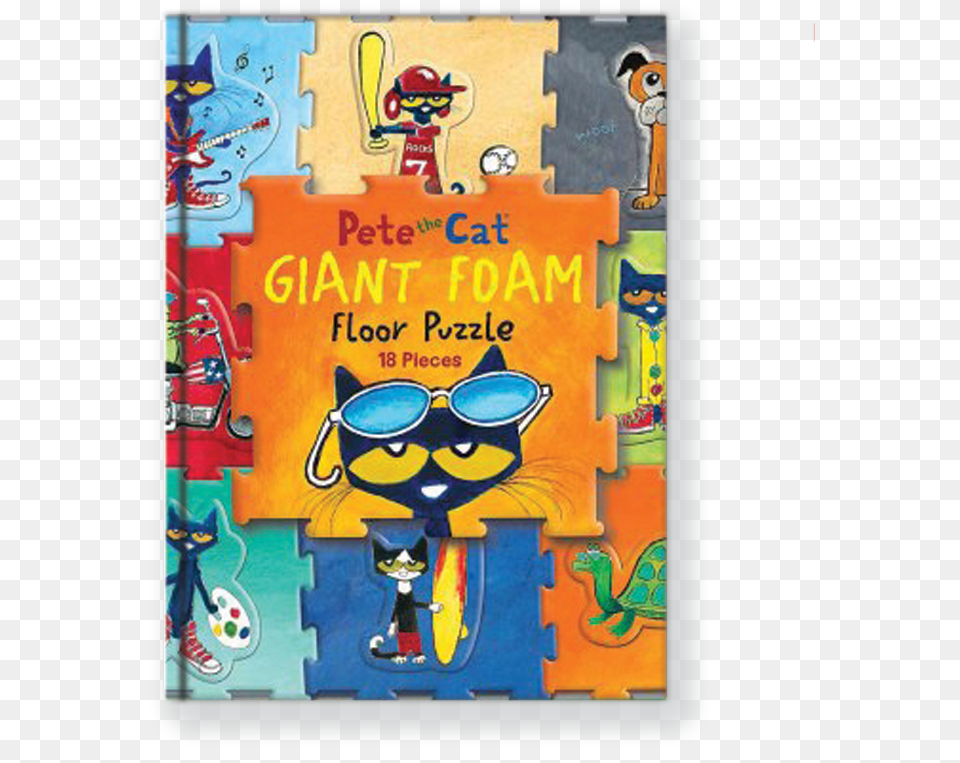 Pete The Cat University Games Pete The Cat Giant Foam Floor Puzzle, Baby, Person, Boy, Child Free Png Download
