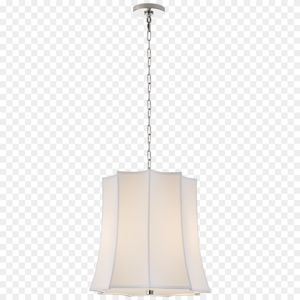 Peter Crown Hanging Shade In Polished Nickel Wit Lampshade, Lamp Free Png Download