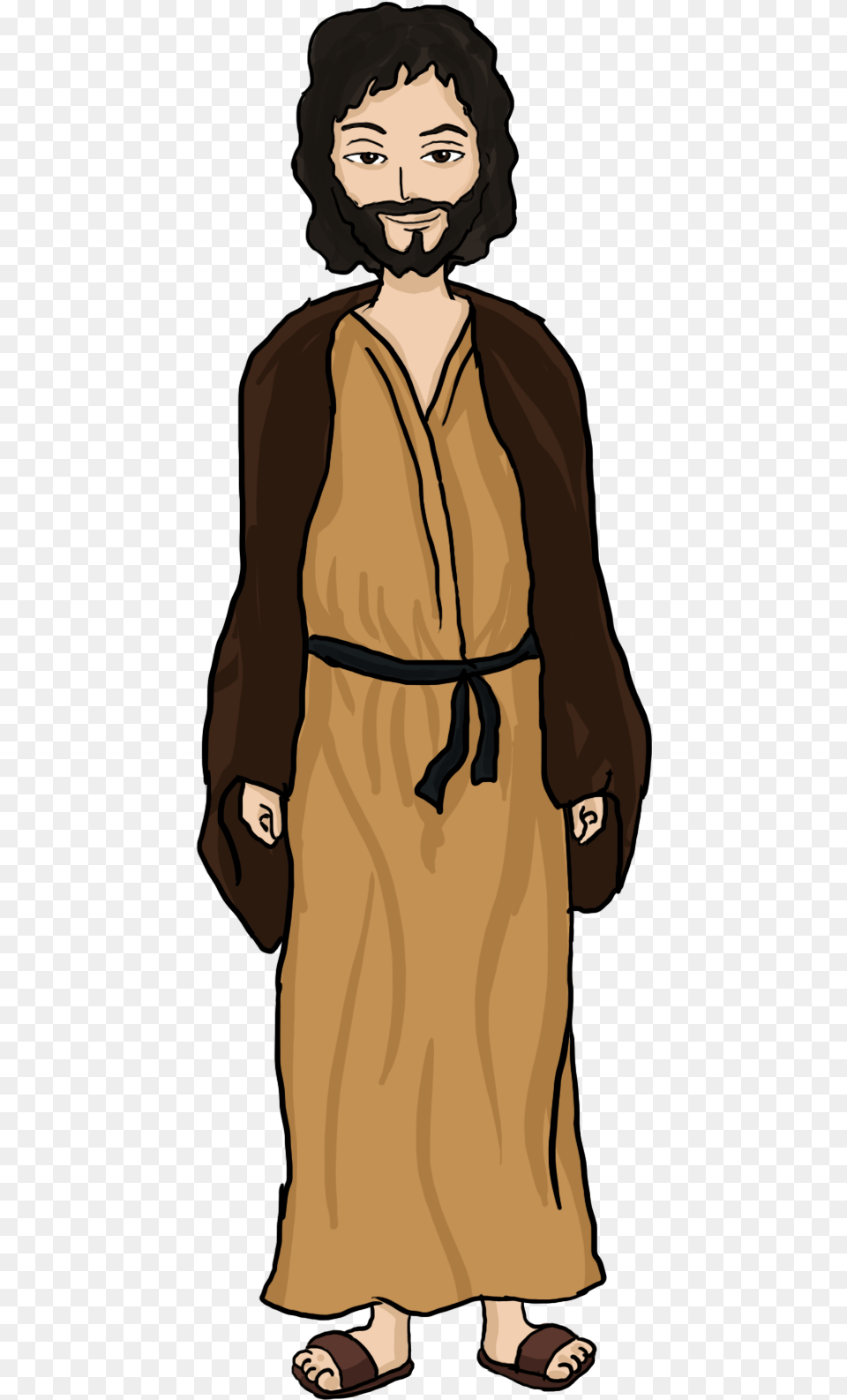 Peter Denies Jesus Clipart Cartoon Disciple Of Jesus, Fashion, Adult, Person, Woman Free Png