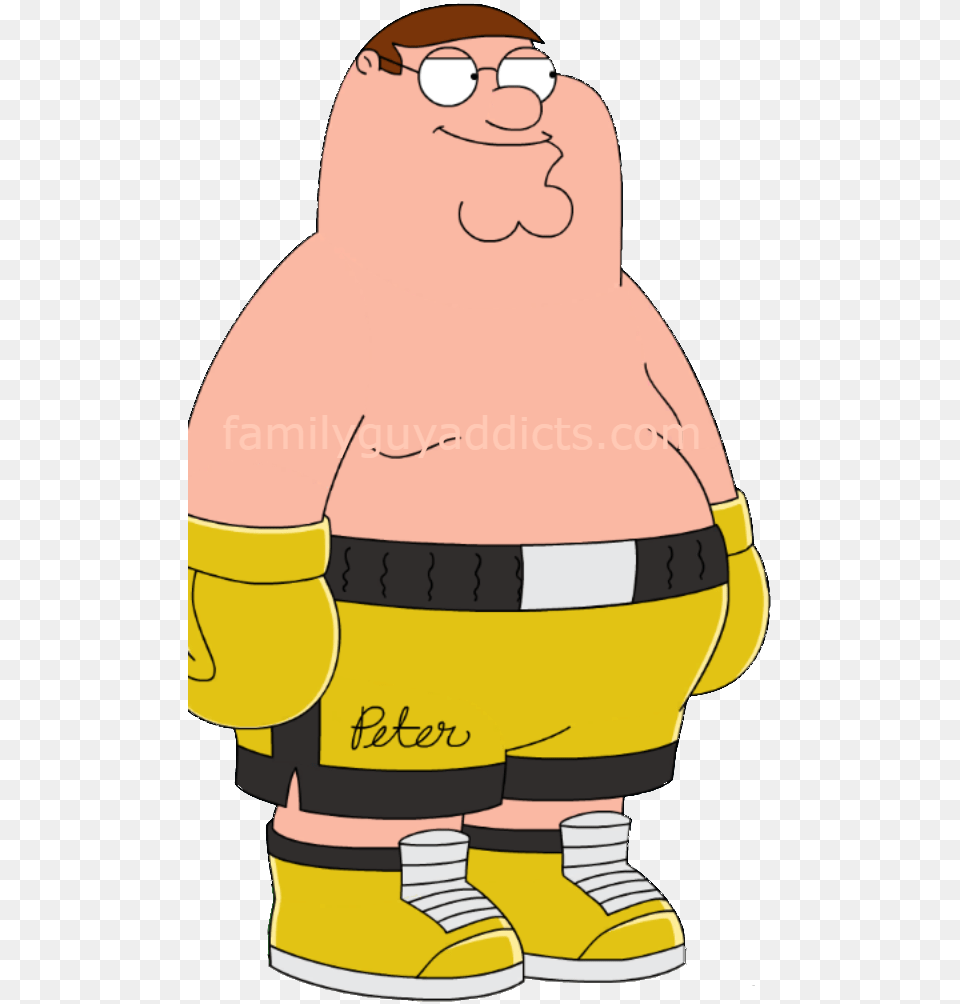 Peter Griffin Boxer Clipart Peter Griffin Rocky Balboa Family Guy Peter Boxing, Clothing, Coat, Baby, Person Png