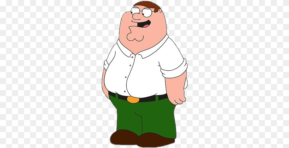 Peter Griffin Cut Out, Clothing, Shirt, Shorts, Baby Free Png