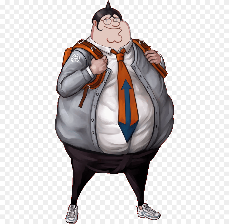 Peter Griffin Danganronpa, Accessories, Tie, Formal Wear, Adult Png