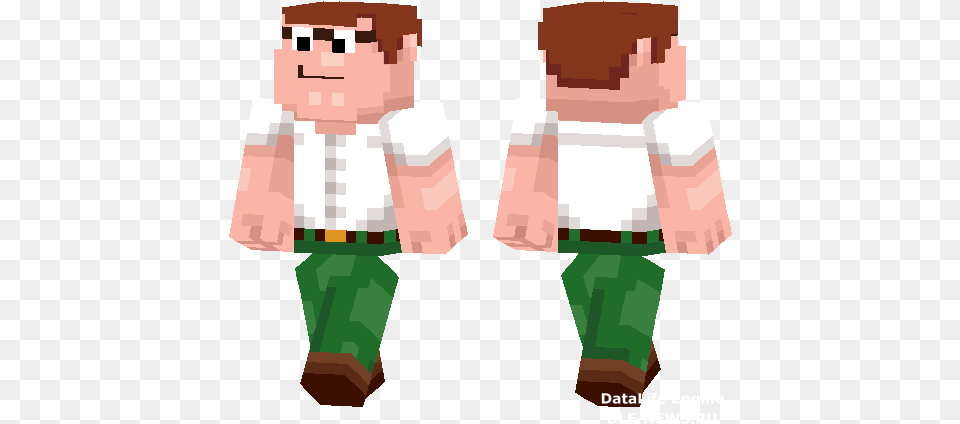 Peter Griffin Skin Custom Minecraft Pe Skins, Person Free Png