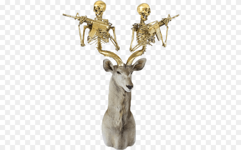 Peter Gronquist Sculpture, Animal, Bronze, Deer, Mammal Free Png Download