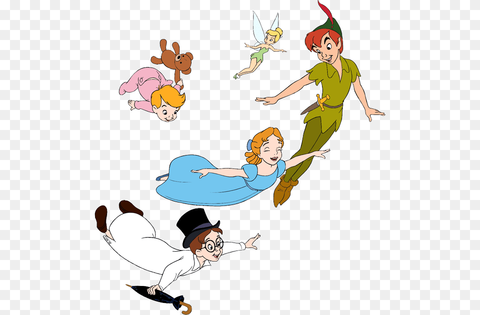 Peter Pan And Wendy Publication, Book, Comics, Person Free Transparent Png
