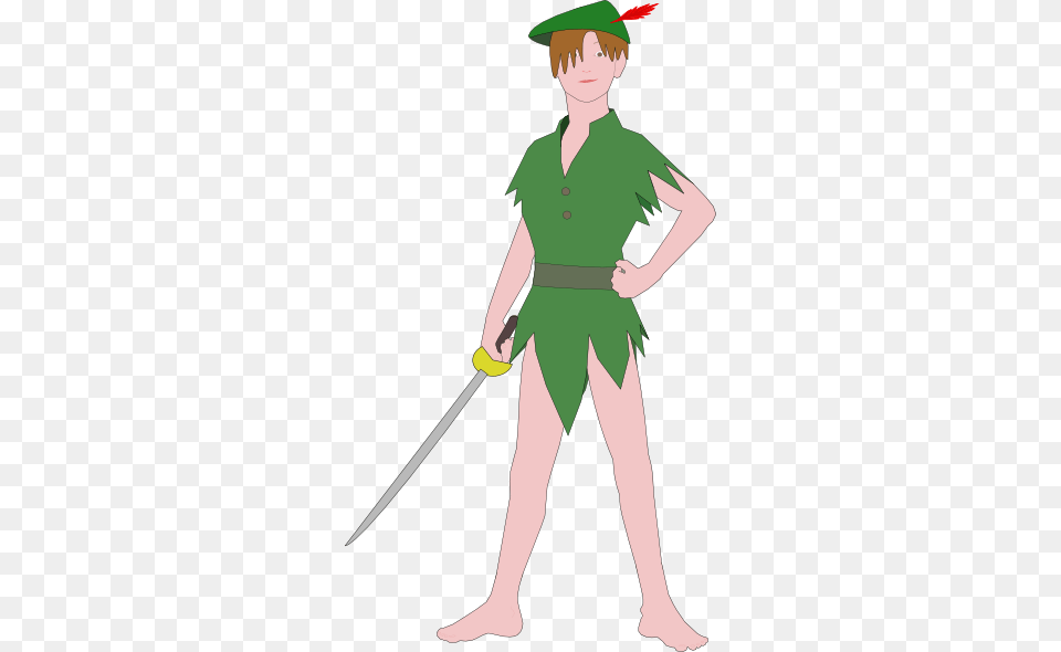 Peter Pan Cartoon Clip Arts, Clothing, Costume, Person, Elf Free Transparent Png