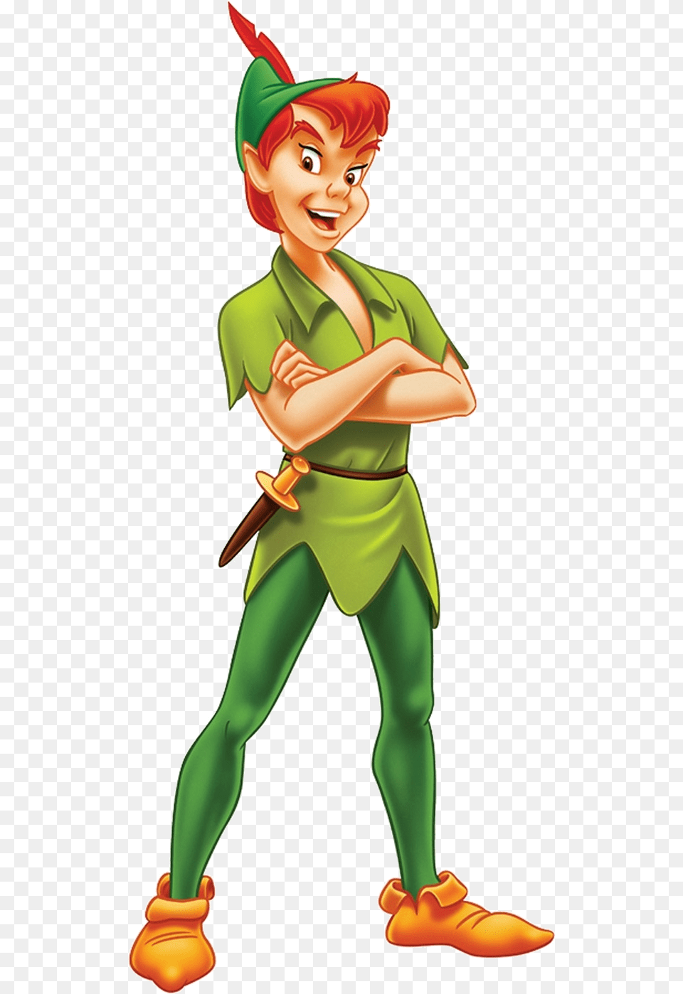 Peter Pan Disney Characters Peter Pan, Elf, Person, Clothing, Costume Free Png Download