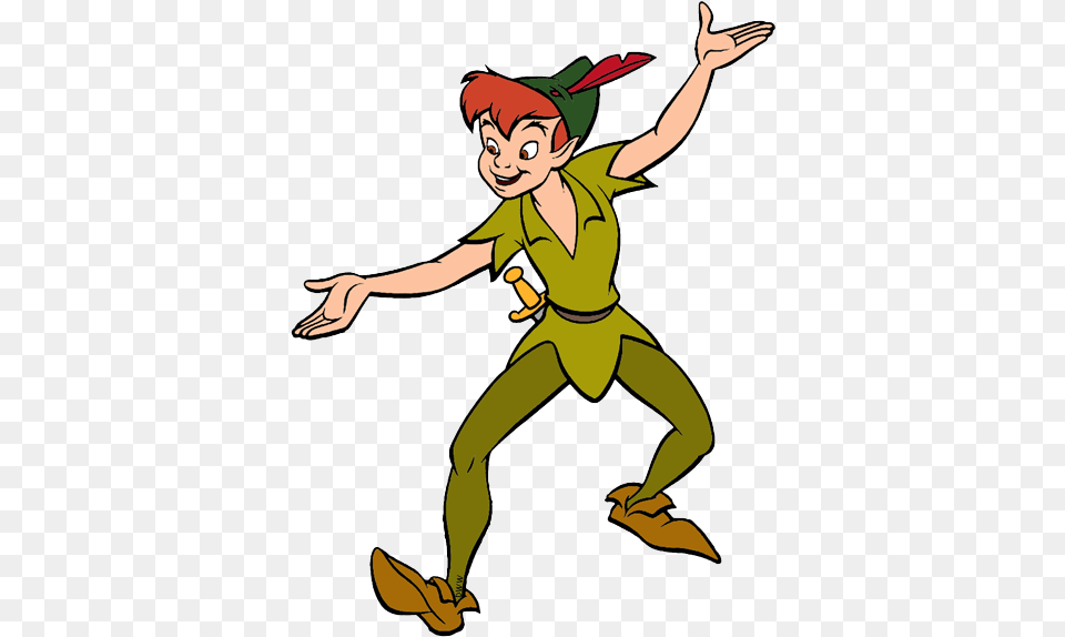 Peter Pan Offering His Hand, Cartoon, Person, Face, Head Png