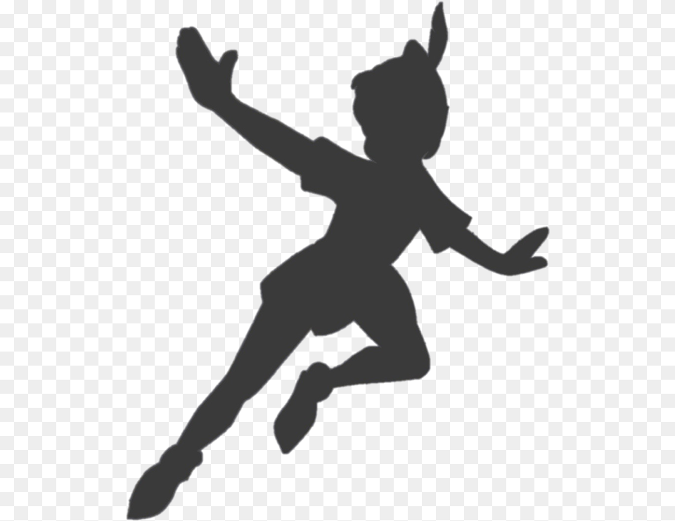 Peter Pan Peter Pan 10 Flying Peter Pan Silhouette, Ballerina, Ballet, Dancing, Leisure Activities Png