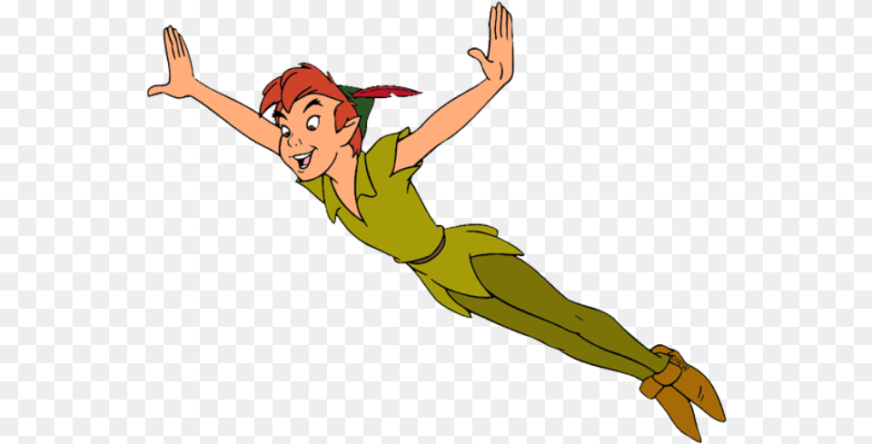 Peter Pan Peter Pan 7 Disney Peter Pan Flying, Person, Dancing, Leisure Activities, Cartoon Free Transparent Png