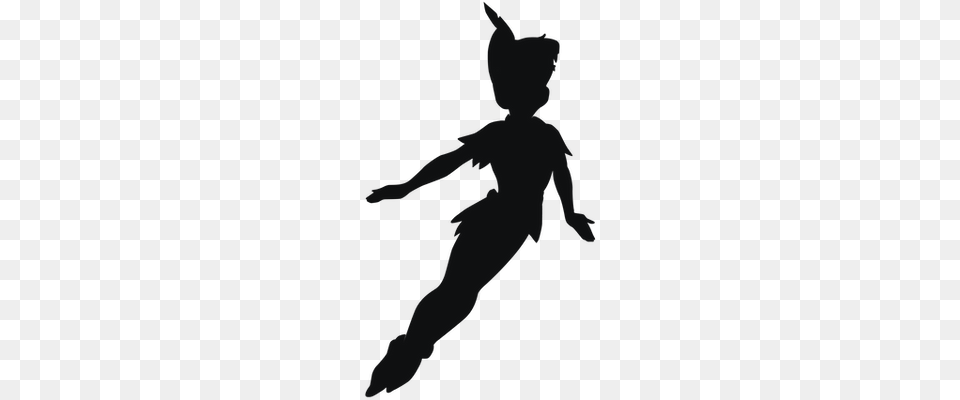 Peter Pan Shadow Disney Peter Pan Silhouette, Dancing, Leisure Activities, Person, Baby Free Png Download