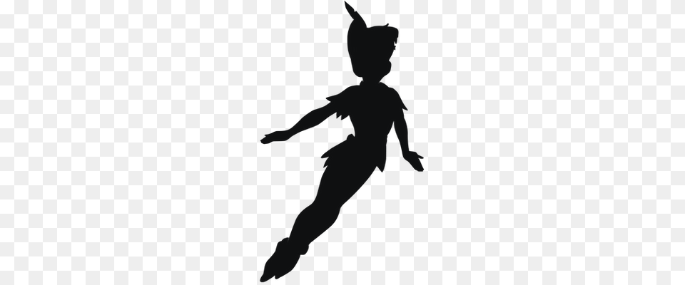 Peter Pan Shadow Transparent, Silhouette, Boy, Child, Male Free Png Download