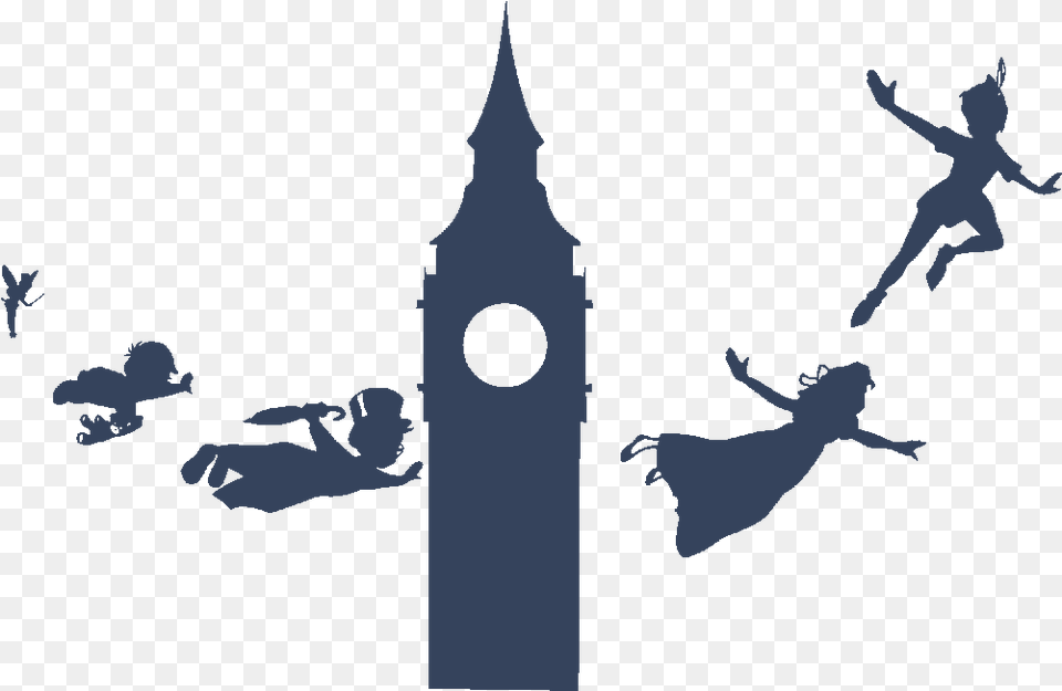 Peter Pan Silhouette, Architecture, Tower, Building, Bell Tower Free Png