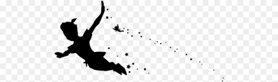 Peter Pan Silhouette, Dancing, Leisure Activities, Person, Outdoors Free Png