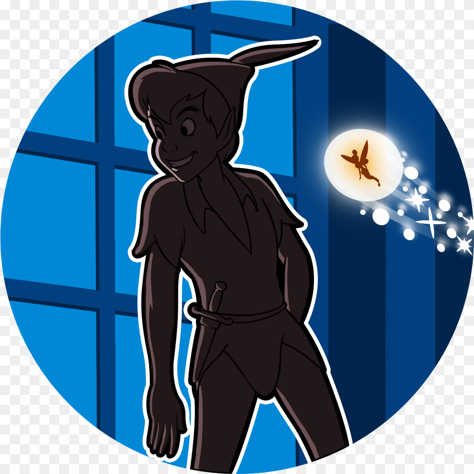 Peter Pan Silhouette, Baby, Person, Face, Head Free Transparent Png