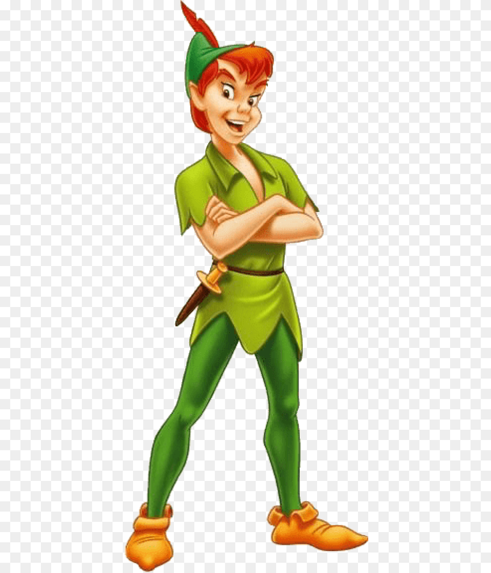 Peter Pan Standing Peter Pan, Clothing, Costume, Elf, Person Free Png