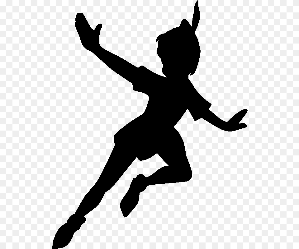 Peter Pan Tinker Bell Peter And Wendy Wendy Darling, Gray Free Png Download