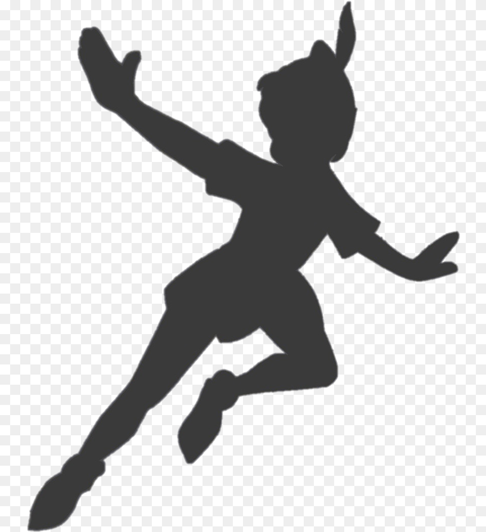 Peter Pan Tinker Bell Silhouette Shadow Clip Art, Ballerina, Ballet, Dancing, Leisure Activities Png