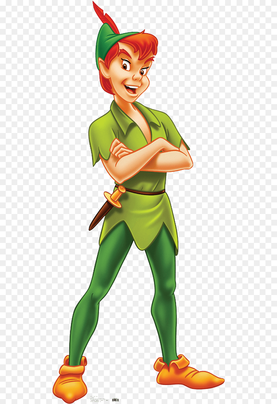 Peter Pan Transparent Disney Cartoon Characters Boy, Elf, Person, Clothing, Costume Free Png