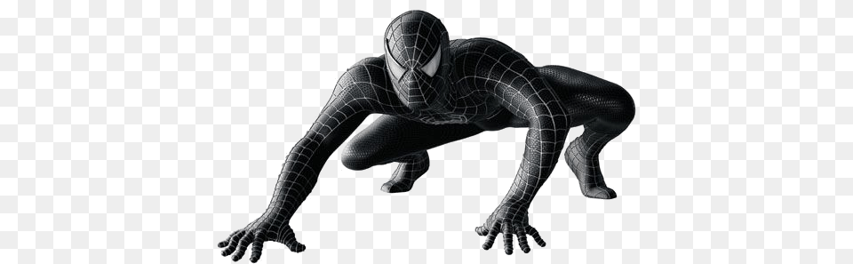 Peter Parker And Venom Symbiote From Spider Man 3 Black Spider Man, Adult, Female, Person, Woman Png Image