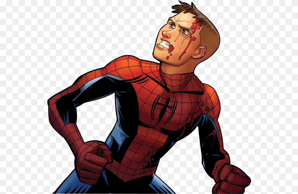 Peter Parker From Ultimate Comics Spider Man Vol Ultimate Peter Parker Comic, Book, Publication, Adult, Female Free Transparent Png