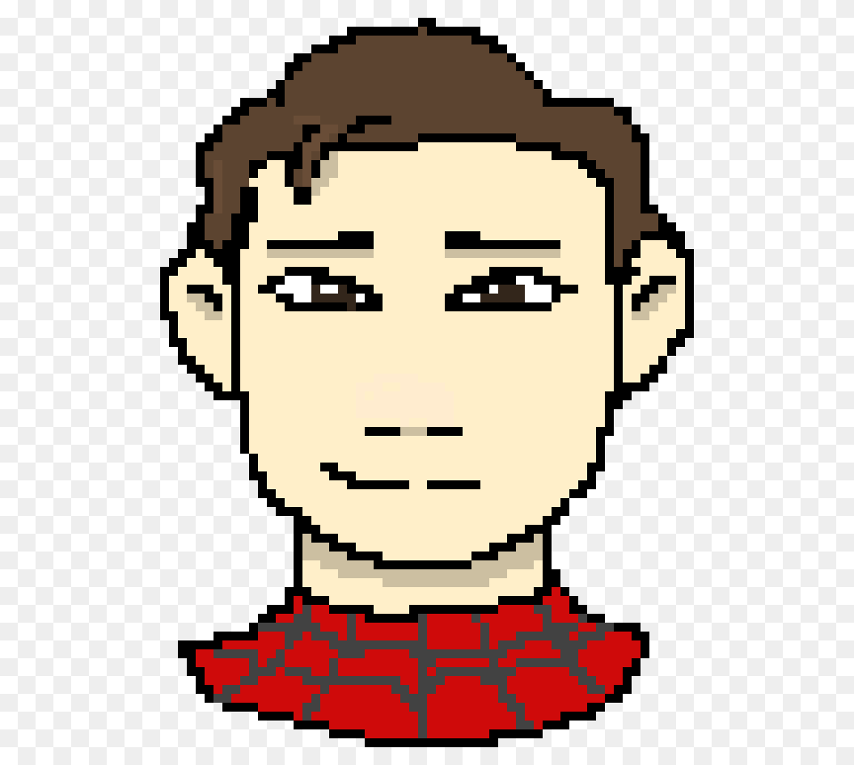 Peter Parker Pixel Art Maker, Face, Head, Person, Photography Png Image