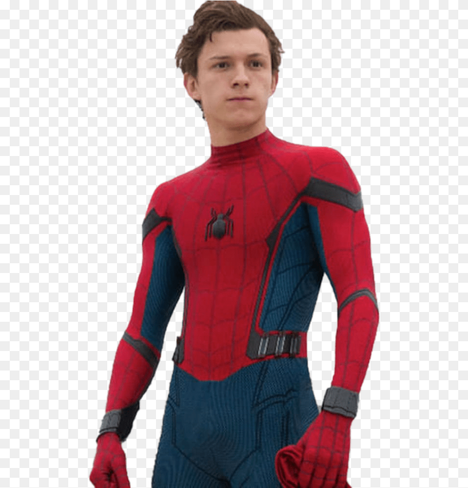 Peter Parker Spiderman Tom Holland, Clothing, Sleeve, Costume, Person Free Transparent Png