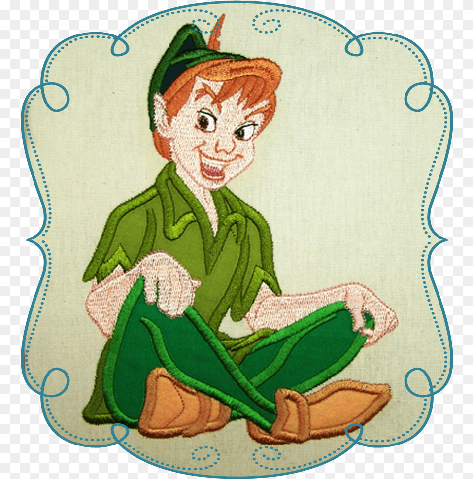 Peter Patter Peter Pan, Applique, Baby, Pattern, Person Free Png