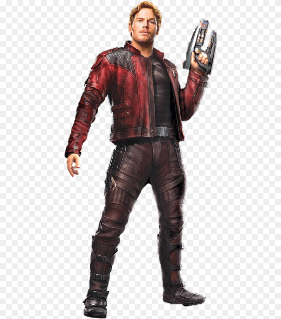 Peter Quillstar Lord Infinity War Starlord, Jacket, Clothing, Coat, Glove Png Image