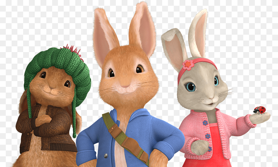 Peter Rabbit Lily And Benjamin, Toy, Plush, Animal, Mammal Png
