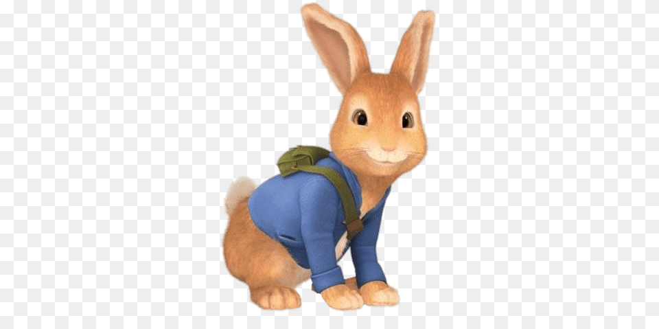 Peter Rabbit Ready To Jump Transparent, Animal, Mammal Free Png