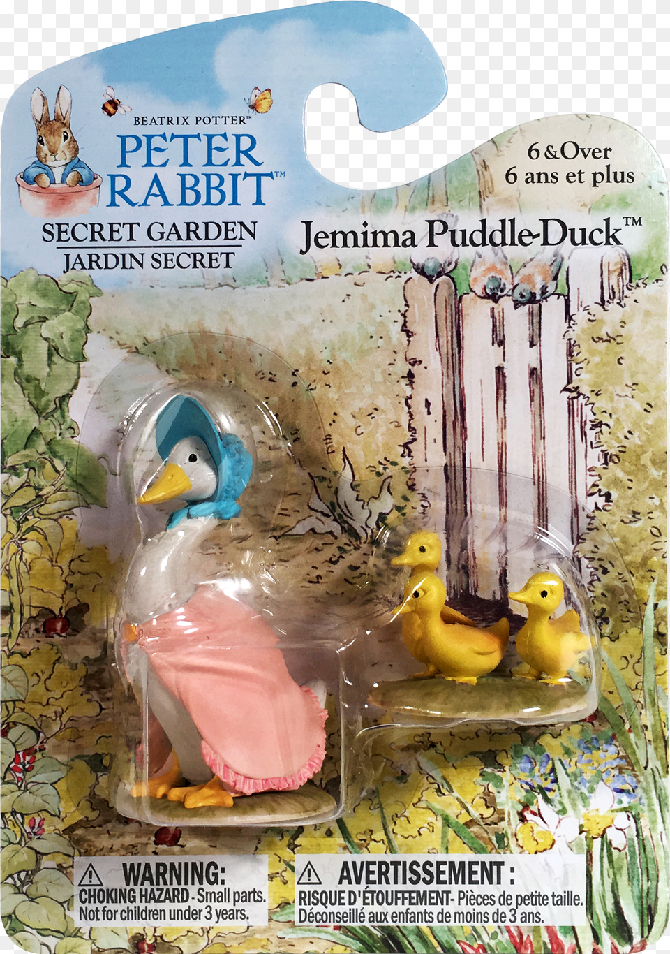 Peter Rabbit Secret Garden Small Figurine Jemima Puddle Christmas Tale Of Peter Rabbit Book Png