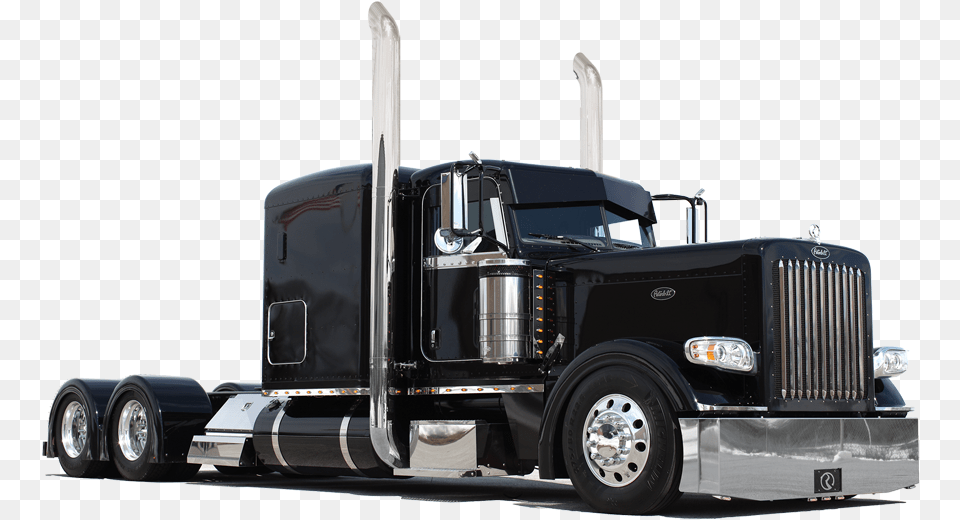 Peterbilt 379 Mover Car Truck Semi Truck Transparent Background, Trailer Truck, Transportation, Vehicle, Machine Free Png