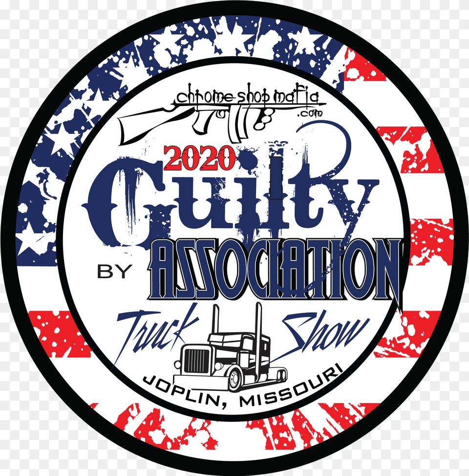 Peterbilt Drawing Logo Transparent U0026 Clipart Free Guilty By Association Truck Show 2018, Sticker, Text, Disk, Machine Png